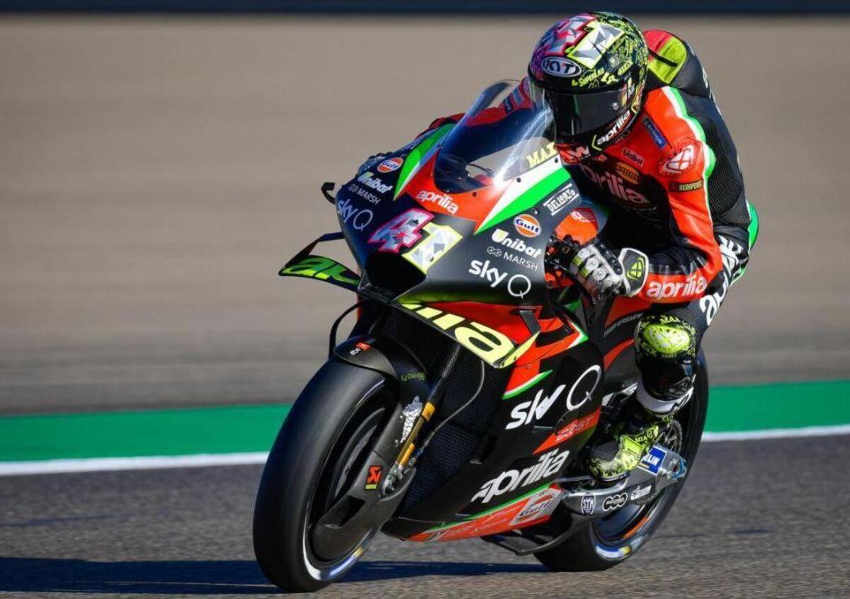 Motogp 2021 La Nuova Aprilia In Pista A Jerez Motogp Moto It