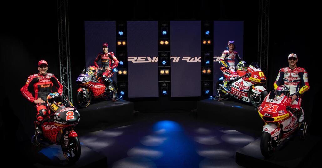 La presentazione del Team Gresini Moto2 e Moto3. “Fausto ti stiamo aspettando”