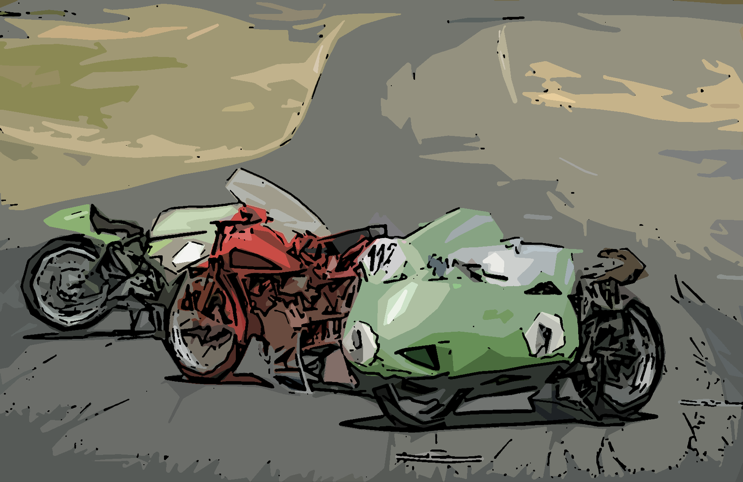 Moto Guzzi V8, Falcone e 350 GP