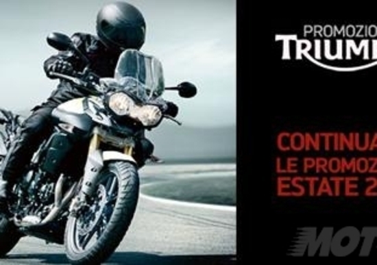 Continuano anche d'estate le promozioni Triumph Continuano anche d'estate le promozioni Triumph