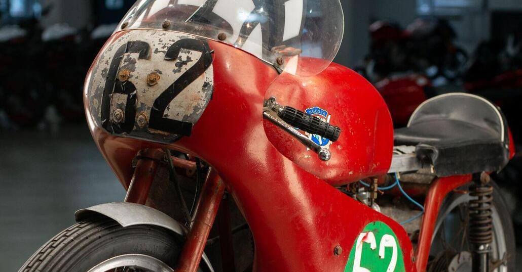 Una MV Agusta CSS 175 da corsa è ritornata a Varese