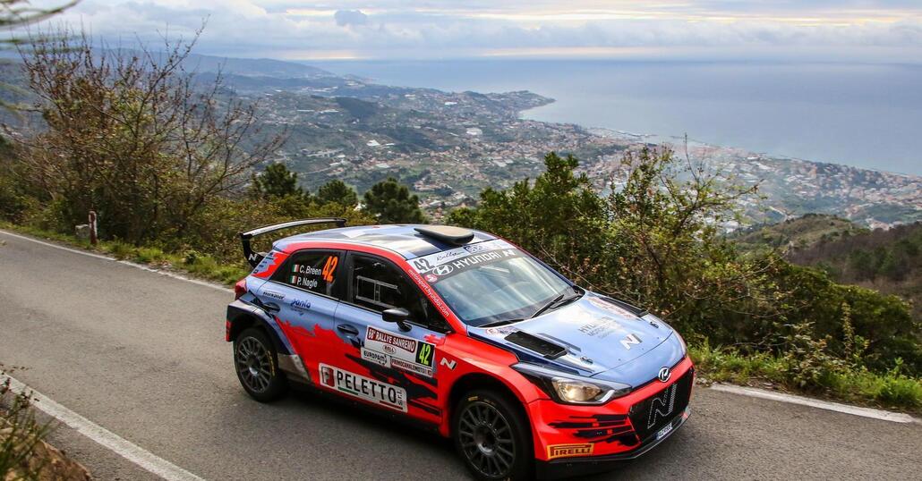 CIR 2021. Rallye Sanremo. Indizi di Breen e Nagle (Hyundai)