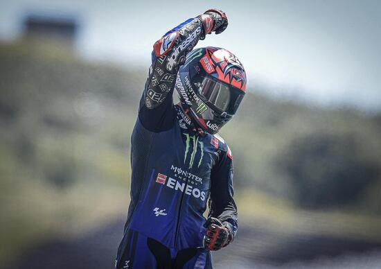 MotoGP. GP del Portogallo a Portimao. Vittoria di Fabio Quartararo MotoGP. GP del Portogallo a Portimao. Vittoria di Fabio Quartararo