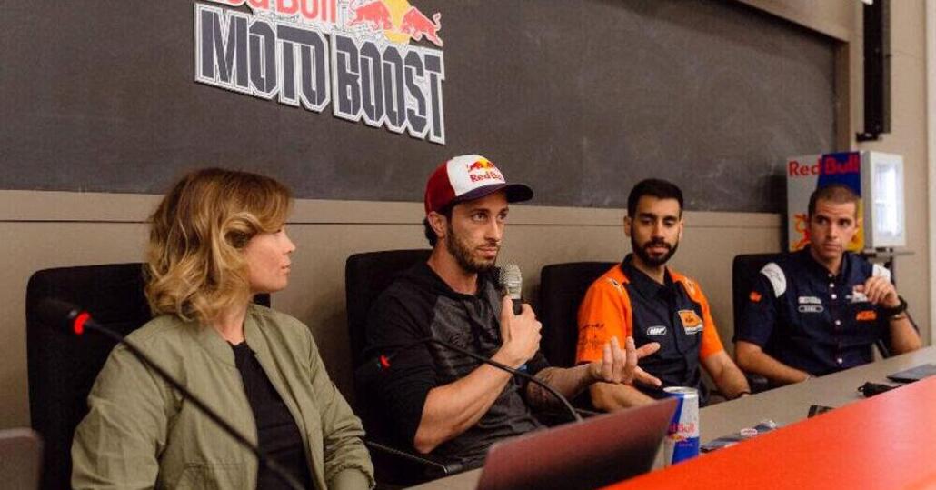 Red Bull Motoboost: Andrea Dovizioso relatore sull'aerodinamica all'Università di Bologna