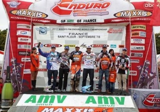 Enduro Mondiale. Alex Salvini (Honda), gran finale col botto! Enduro Mondiale. Alex Salvini (Honda), gran finale col botto!