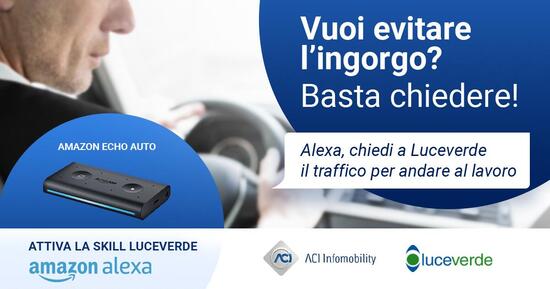 Notizie sul traffico in tempo reale: ecco Luceverde, la skill di Alexa di ACI Notizie sul traffico in tempo reale: ecco Luceverde, la skill di Alexa di ACI