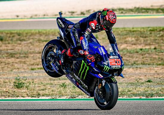 MotoGP 2021. GP di Aragon. Fabio Quartararo: Qualcosa non andava nel posteriore MotoGP 2021. GP di Aragon. Fabio Quartararo: Qualcosa non andava nel posteriore