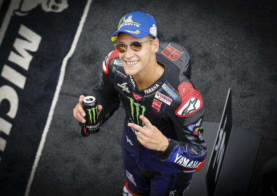 MotoGP, GP di Misano 2021. Fabio Quartararo: Mai stato così contento per un secondo posto MotoGP, GP di Misano 2021. Fabio Quartararo: Mai stato così contento per un secondo posto