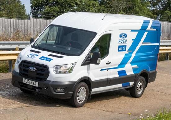 Ford Transit a idrogeno, ecco il prototipo Ford Transit a idrogeno, ecco il prototipo