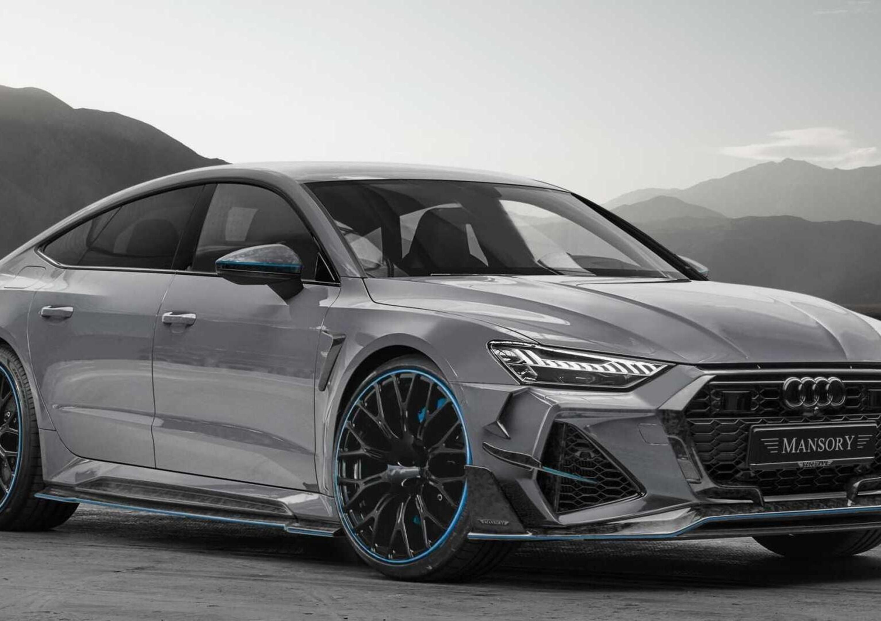 Audi RS7 Sportback Mansory il vestito di Tron e 780 cavalli di potenza