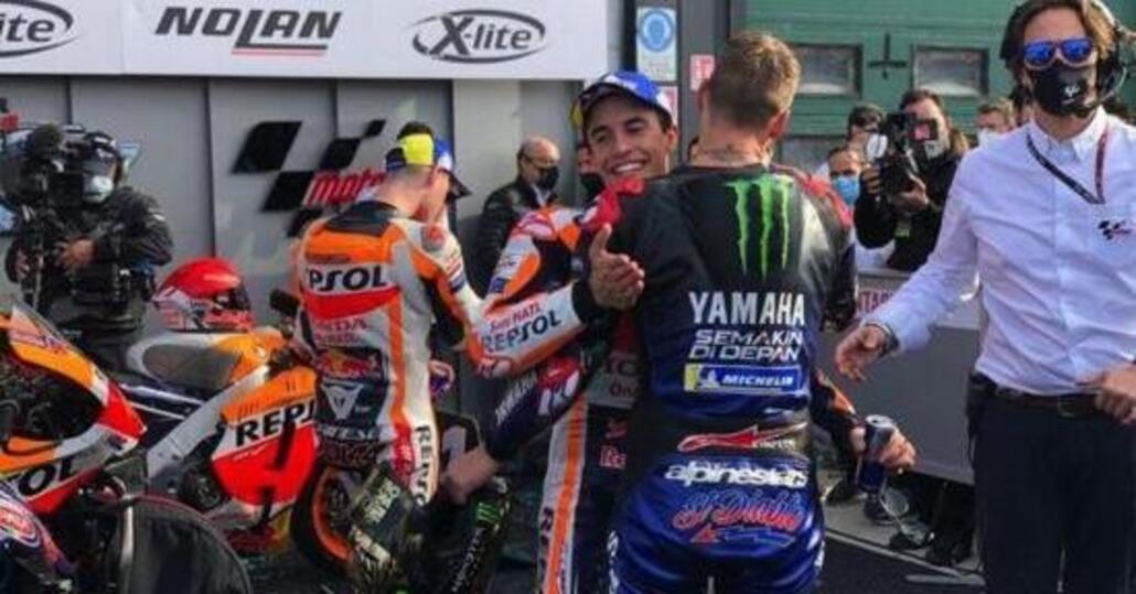MotoGP 2021. GP di Misano2. Marc Marquez: “Felice, ma è il giorno di Quartararo