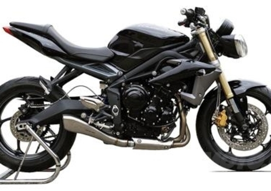 HP Corse: scarico Hydroform per Triumph Street Triple HP Corse: scarico Hydroform per Triumph Street Triple