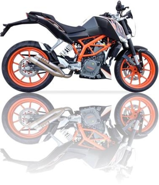 Impianto di scarico Ixil Dual Hyperlow L3X per KTM Duke 390 Impianto di scarico Ixil Dual Hyperlow L3X per KTM Duke 390