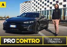 Audi RS e-tron GT, PRO e CONTRO | La pagella e tutti i numeri della prova strumentale