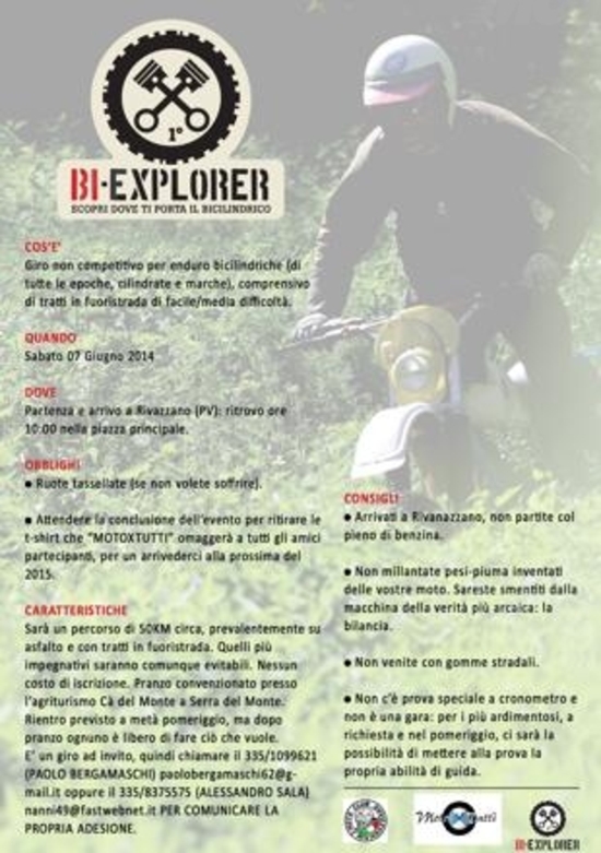 Bi-Explorer, tassello e forchetta Bi-Explorer, tassello e forchetta