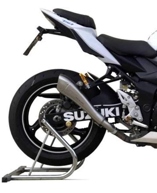 HP Corse: silenziatore Hydroform per Suzuki GSR 750 HP Corse: silenziatore Hydroform per Suzuki GSR 750
