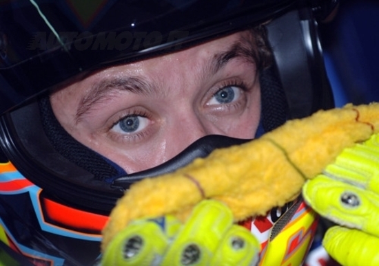 Valentino Rossi in Subaru Valentino Rossi in Subaru