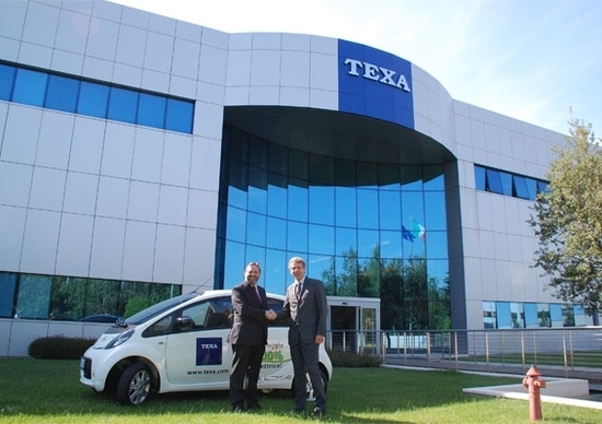 Consegnata alla Texa la prima Citroen C-Zero del Triveneto Consegnata alla Texa la prima Citroen C-Zero del Triveneto
