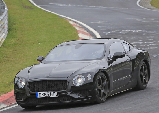 Nuove Bentley Continental GT e GTC: i muletti al Ring Nuove Bentley Continental GT e GTC: i muletti al Ring