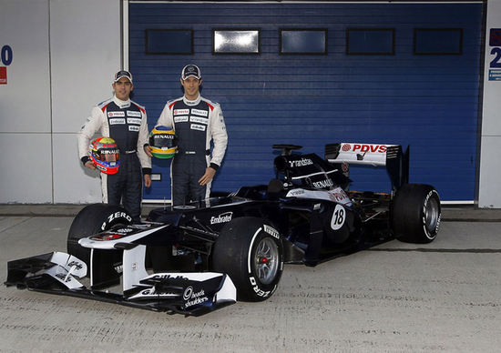 Williams FW34: la vettura 2012 Williams FW34: la vettura 2012