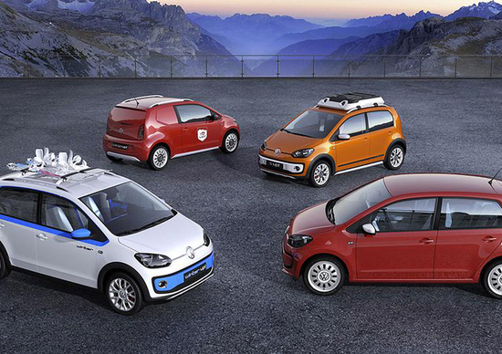 Volkswagen up!: a Ginevra in 5 versioni Volkswagen up!: a Ginevra in 5 versioni
