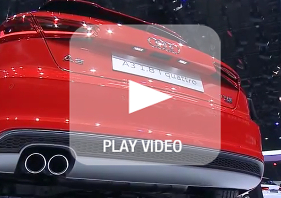 Nuova Audi A3: live dallo stand del Salone Nuova Audi A3: live dallo stand del Salone
