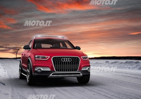 Audi Q3 red track Audi Q3 red track