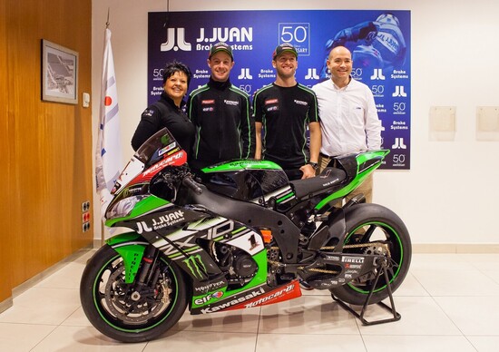J.Juan festeggia il 2016 con Sykes e Rea proponendo la nuova gamma freni J.Juan festeggia il 2016 con Sykes e Rea proponendo la nuova gamma freni