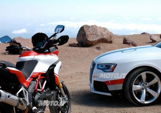 Audi e Ducati insieme alla Pikes Peak 2012 Audi e Ducati insieme alla Pikes Peak 2012