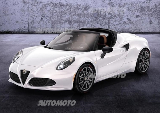 Alfa Romeo 4C Spider: eccola in versione semi-definitiva Alfa Romeo 4C Spider: eccola in versione semi-definitiva