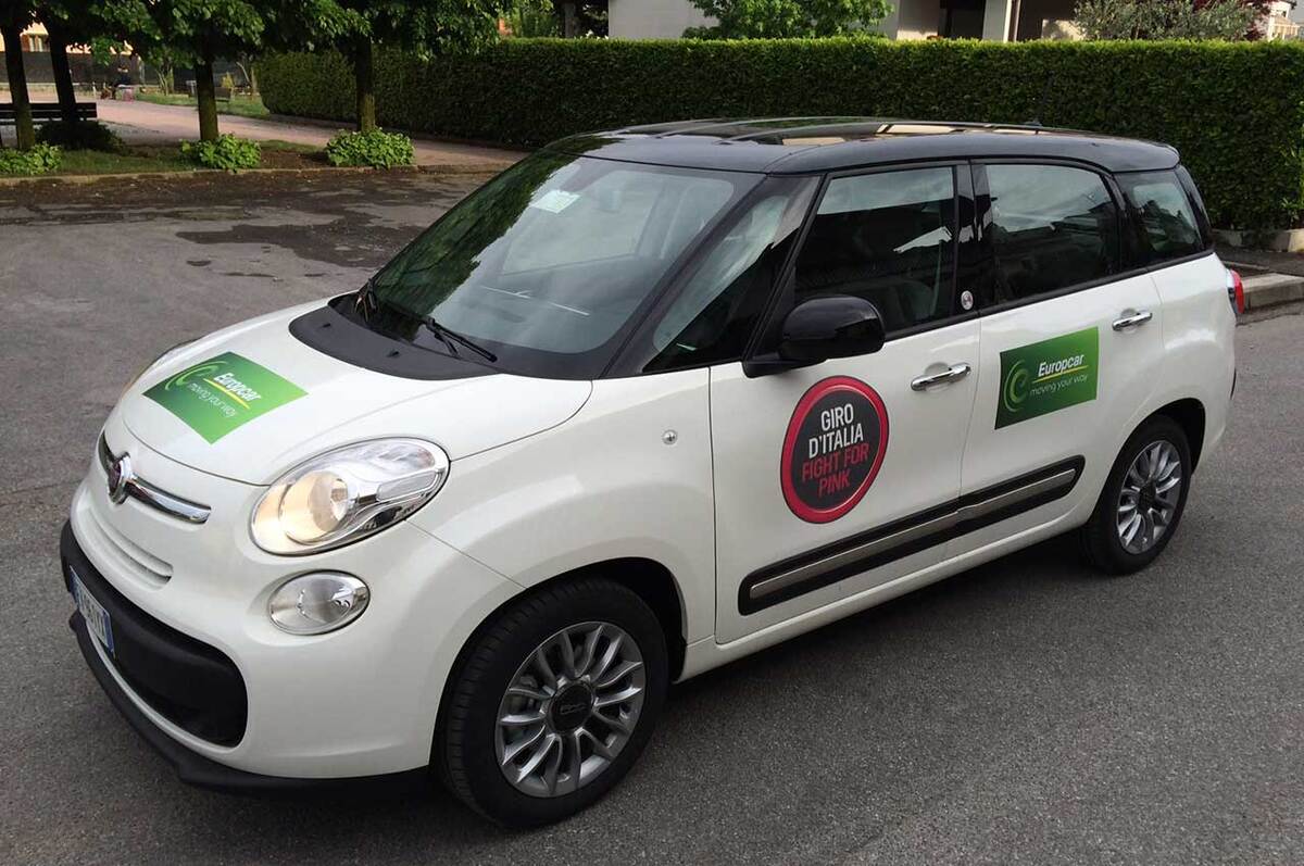 Europcar 120 mezzi per il Giro d'Italia 2014 News Automoto.it