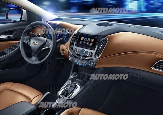 Nuova Chevrolet Cruze: svelati gli interni Nuova Chevrolet Cruze: svelati gli interni