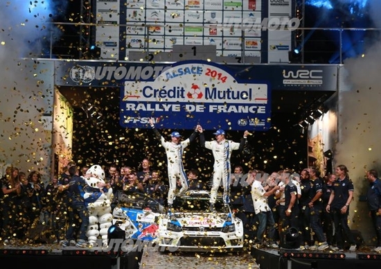 WRC Alsazia 2014: vince Latvala ma Ogier resta in testa al Mondiale WRC Alsazia 2014: vince Latvala ma Ogier resta in testa al Mondiale