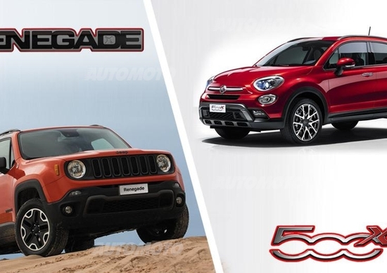 Fiat 500X vs. Jeep Renegade: quale scegliere? Fiat 500X vs. Jeep Renegade: quale scegliere?