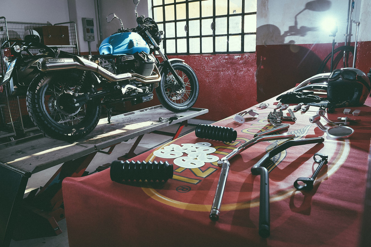 Moto Guzzi Garage, la speciale officina dedicata alla V7 News Moto.it