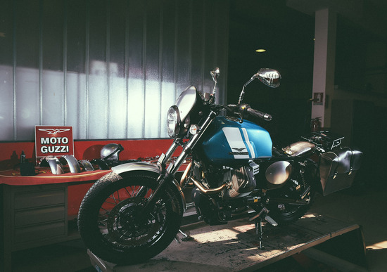 Moto Guzzi Garage, la speciale officina dedicata alla V7 Moto Guzzi Garage, la speciale officina dedicata alla V7