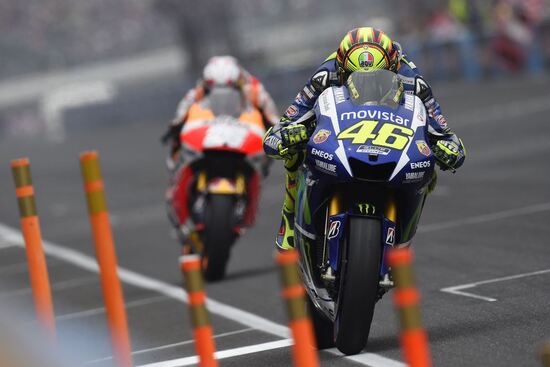 MotoGP Indianapolis 2015. Rossi: “Marquez mi ha fatto un favore. Per il momento…” MotoGP Indianapolis 2015. Rossi: “Marquez mi ha fatto un favore. Per il momento…”